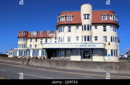 Porthcawl Seabank Hotel on the seafront in the South Wales seaside ...