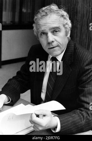John Egan, the chairman of Jaguar cars. 9th February 1984. Stock Photo