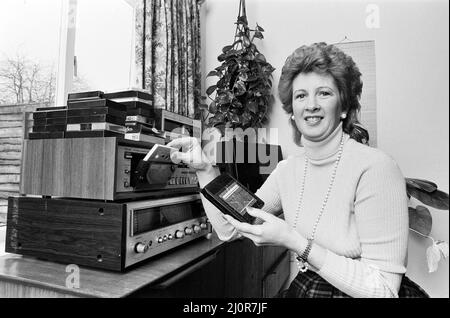 Linda Sawford, former lover of Elton John. She lived with Elton for around nine months in 1970. February 1984. Stock Photo