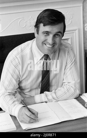 Catherine-de-Barnes Isolation Hospital, which is on constant stand-by to deal with smallpox. They last admitted patients in 1978 during the smallpox outbreak at Birmingham University. Pictured, Mr Paul Green, the hospital administrator responsible for the ever-readiness of the hospital, which can be opened within an hour of an alert. Catherine-de-Barnes, Solihull. 3rd August 1983. Stock Photo