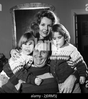 Barry Humphries with his wife Diane Millstead and their children Rupert ...