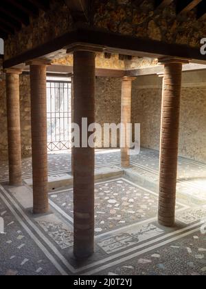 Impluvium of Casa del Menandro, Pompei Stock Photo