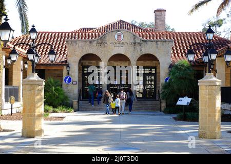 The Visitor Information Center of St.Augustine.Florida.USA Stock Photo