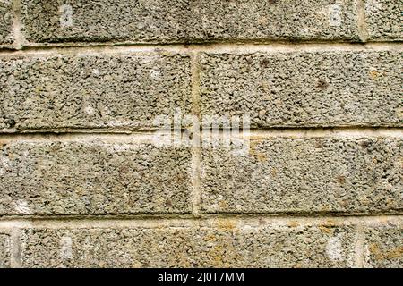 Wall facade as natural background, discolored dirty plaster Stock Photo
