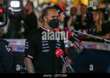 LEWIS HAMILTON (GBR) of Scuderia Ferrari #44 during the FORMULA 1 LOUIS ...