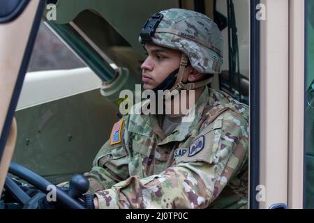 A Soldier assigned to 46th Aviation Support Battalion, 16th Combat ...