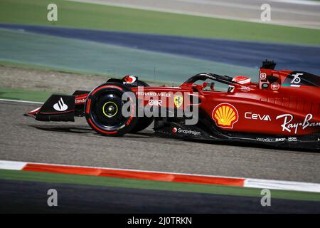 Sakhir, Bahrain. 20th Mar, 2022. LECLERC Charles (mco), Scuderia