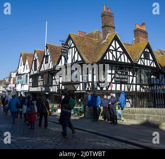 The Old Weavers House Canterbury Kent Stock Photo