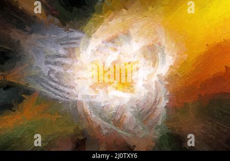 Multicolored texture painting. Abstract art background. Stock Photo