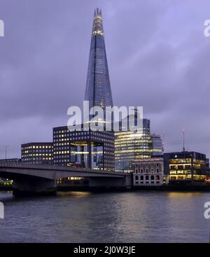 London , UK - February 14, 2015 : The Shard, the highest building in London..