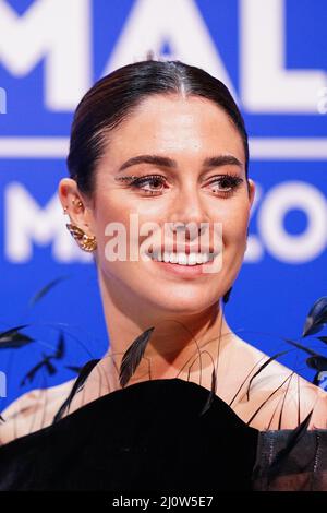 Malaga, Spain. 19th Mar, 2022. Actress Blanca Suarez attends the Photocall previous to 'Canallas' premiere during '25 Festival de Malaga' at Malaga City Hall in Malaga. Credit: SOPA Images Limited/Alamy Live News Stock Photo