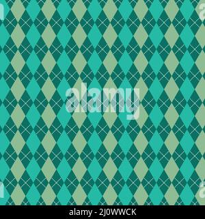 Modern Seamless traditional argyle background pattern Stock Vector