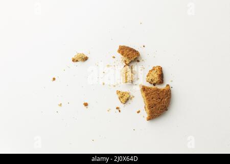 Leftover food waste crumbs. High quality beautiful photo concept Stock Photo