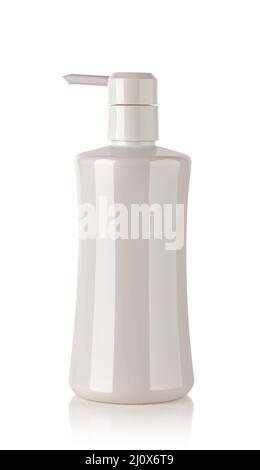Plastic bottle of liquid soap Stock Photo