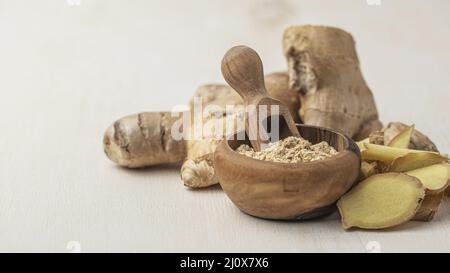 Assortment ginger table 2. High quality beautiful photo concept Stock Photo