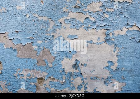 Peeled painted wall texture with copy space. High quality beautiful photo concept Stock Photo