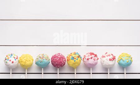 Creative cake pop concept Stock Photo