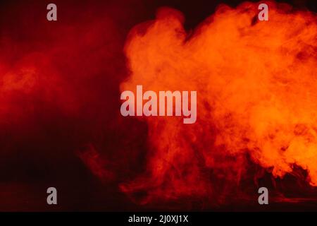 Photo Bright light in smoke. High quality beautiful photo concept Stock Photo