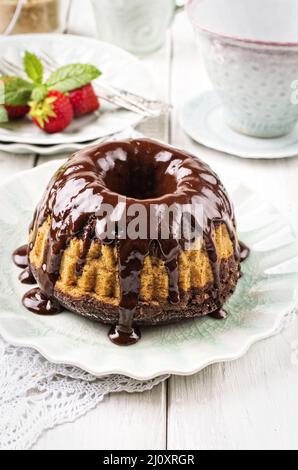 Chocolate cake Stock Photo