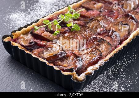 Plum pastry Stock Photo