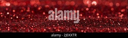 Red shimmering glitter. High quality photo Stock Photo