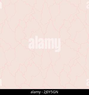kintsugi art seamless pattern of shards fragments with thin lines in trendy dusty neutral colors palette. Stock Vector