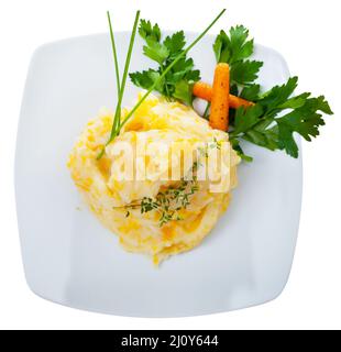 Clapshot – dish of Scottish cuisine Stock Photo