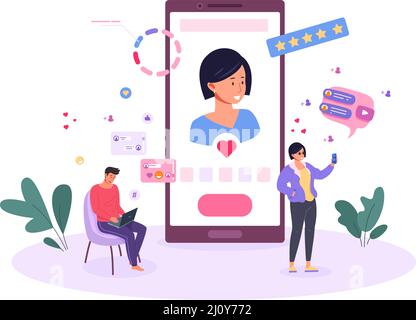 Personal online brand. Internet presentation content, social media identity, presence pr management profile, web awareness, cartoon vector. Illustration of online internet personal Stock Vector