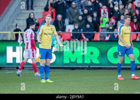 Aalborg, Denmark. 20th Mar, 2022. Sigurd Rosted (4) of Broendby IF seen during the 3F Superliga match between Aalborg Boldklub and Broendby IF at Aalborg Portland Park in Aalborg. (Photo Credit: Gonzales Photo/Alamy Live News Stock Photo