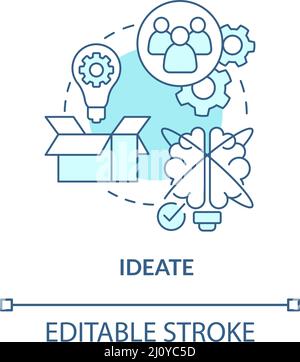Ideate concept icon Stock Vector Image & Art - Alamy