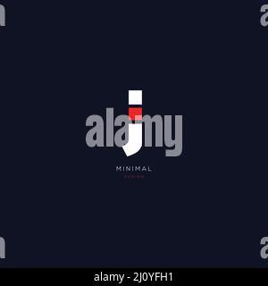 Letter J logo icon design template elements Stock Vector