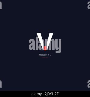 Letter V logo icon design template elements Stock Vector