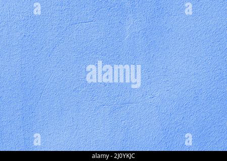 Blue stucco texture. Designer interior background. Abstract architectural surface. Stock Photo