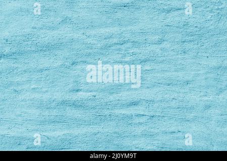 Blue stucco texture. Designer interior background. Abstract architectural surface. Stock Photo