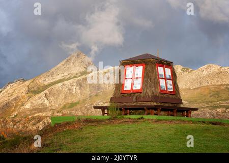 Valcayo viewpoint in Riano Picos de Europa national park, Spain Stock Photo