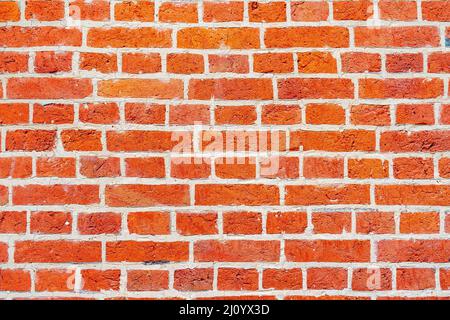 Red brick wall. Loft interior design. Architectural background. Stock Photo