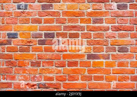 Red brick wall. Loft interior design. Architectural background. Stock Photo