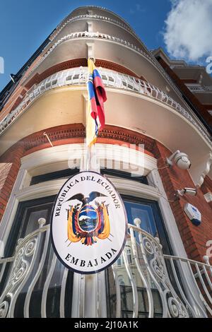 Embassy of Ecuador, London, England Stock Photo - Alamy
