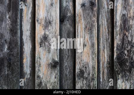 rough weathered wooden boards or planks background Stock Photo