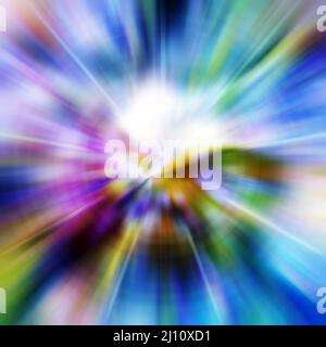 radial colorful abstract background Stock Photo