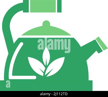 Tea pot icon design template illustration vector Stock Vector