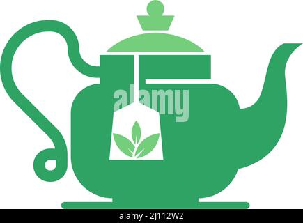 Tea pot icon design template illustration vector Stock Vector