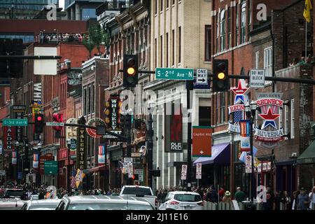 Street scenes from Nashville Tennessee Stock Photo