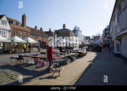 Market  Place Court Street Faversham Kent Stock Photo