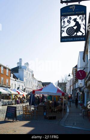 Market  Place Court Street Faversham Kent Stock Photo