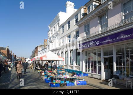 Market  Place Court Street Faversham Kent Stock Photo