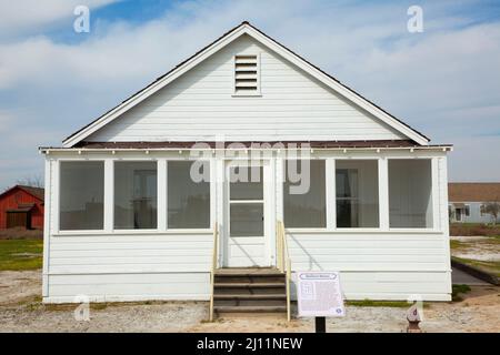 Hackett House, Colonel Allensworth State Historic Park, California Stock Photo