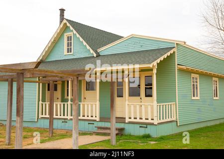 Allensworth House, Colonel Allensworth State Historic Park, California Stock Photo