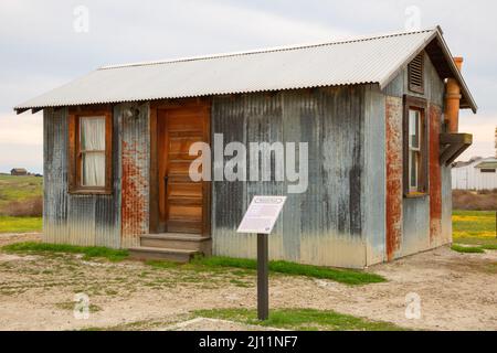 Howard House, Colonel Allensworth State Historic Park, California Stock Photo