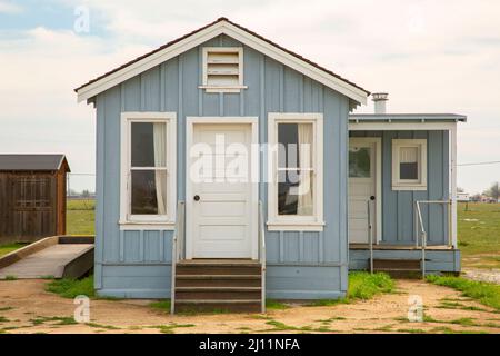 Ashby House, Colonel Allensworth State Historic Park, California Stock Photo